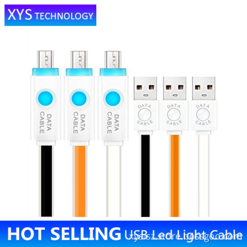 TPE Jelly Flat Type USB Charging Cable, Professional Supplier USB Charging Cable/